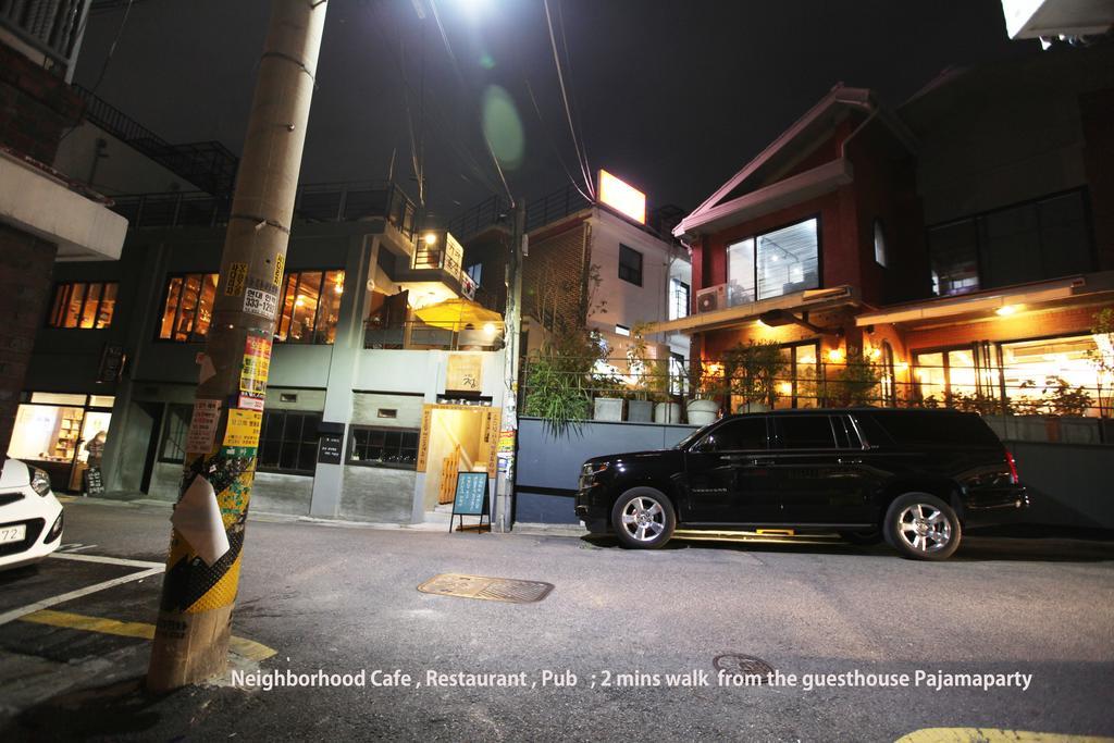 Hongdae Guesthouse Pajamaparty Seul Exterior foto